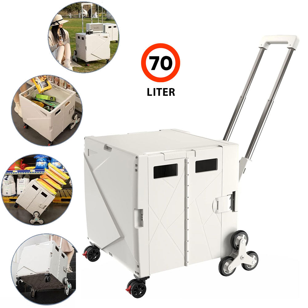 صندوق تخزين تسوق قابل للطي 70 لتر