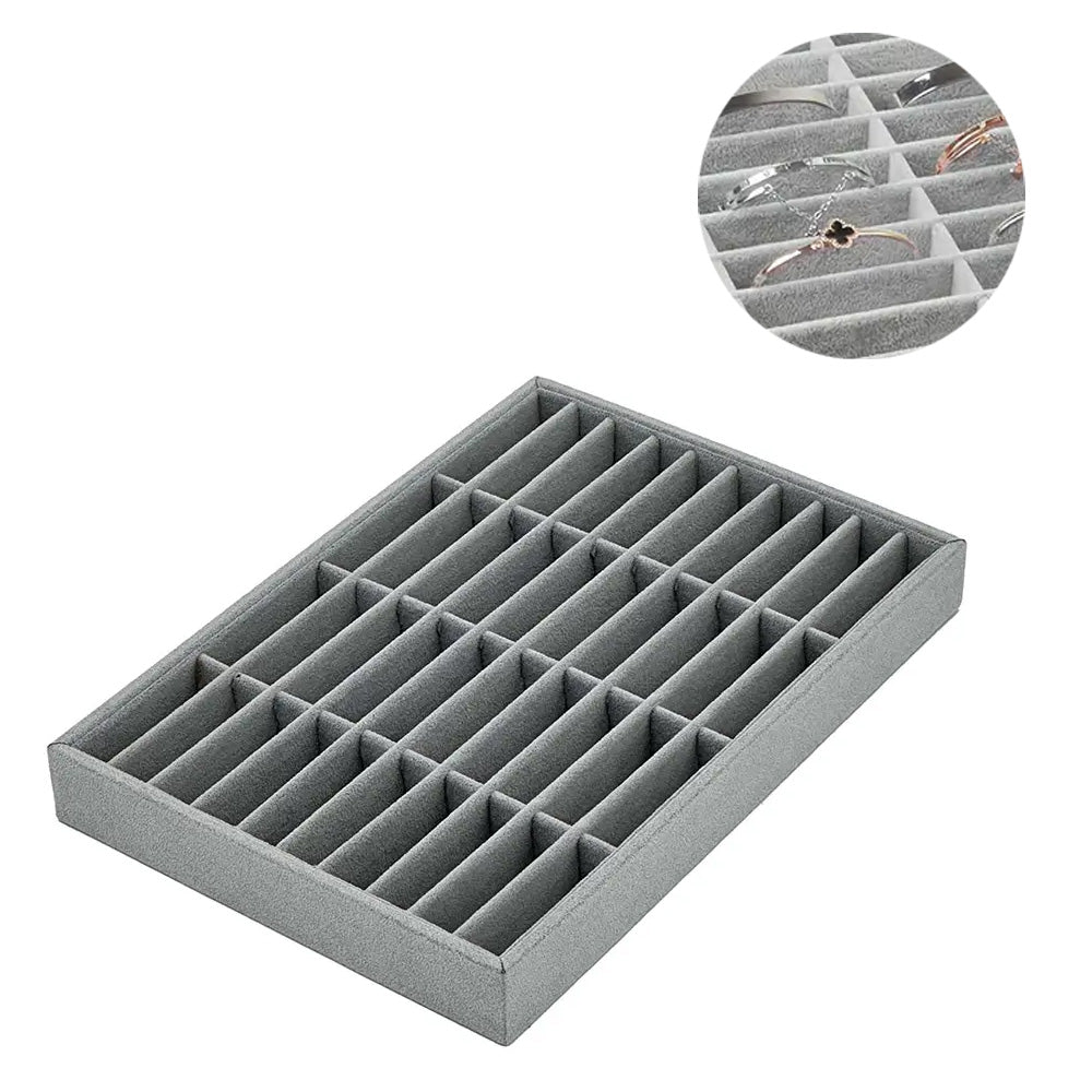 صينية تنظيم المجوهرات والأكسسوارات المخملية 40 شبكة