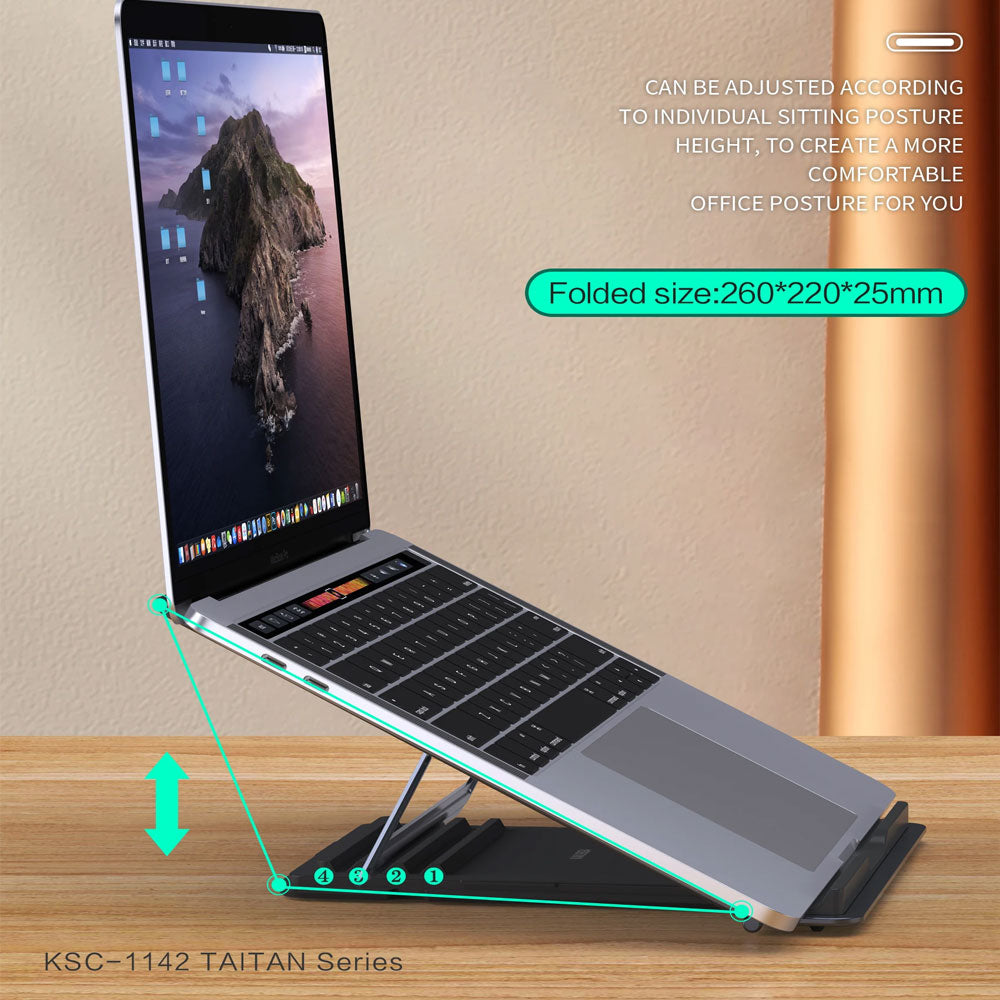 KAKUSIGA KSC-1142 حامل سطح المكتب المعدني للكمبيوتر