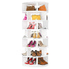 برج رفوف الأحذية والحقائب - أبيض