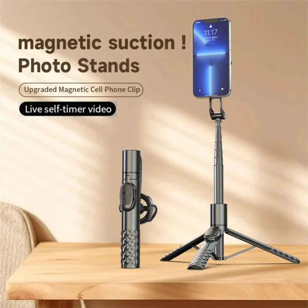 عصا سيلفي بلوتوث قابلة للتمديد حامل هاتف مغناطيسي A67P-C