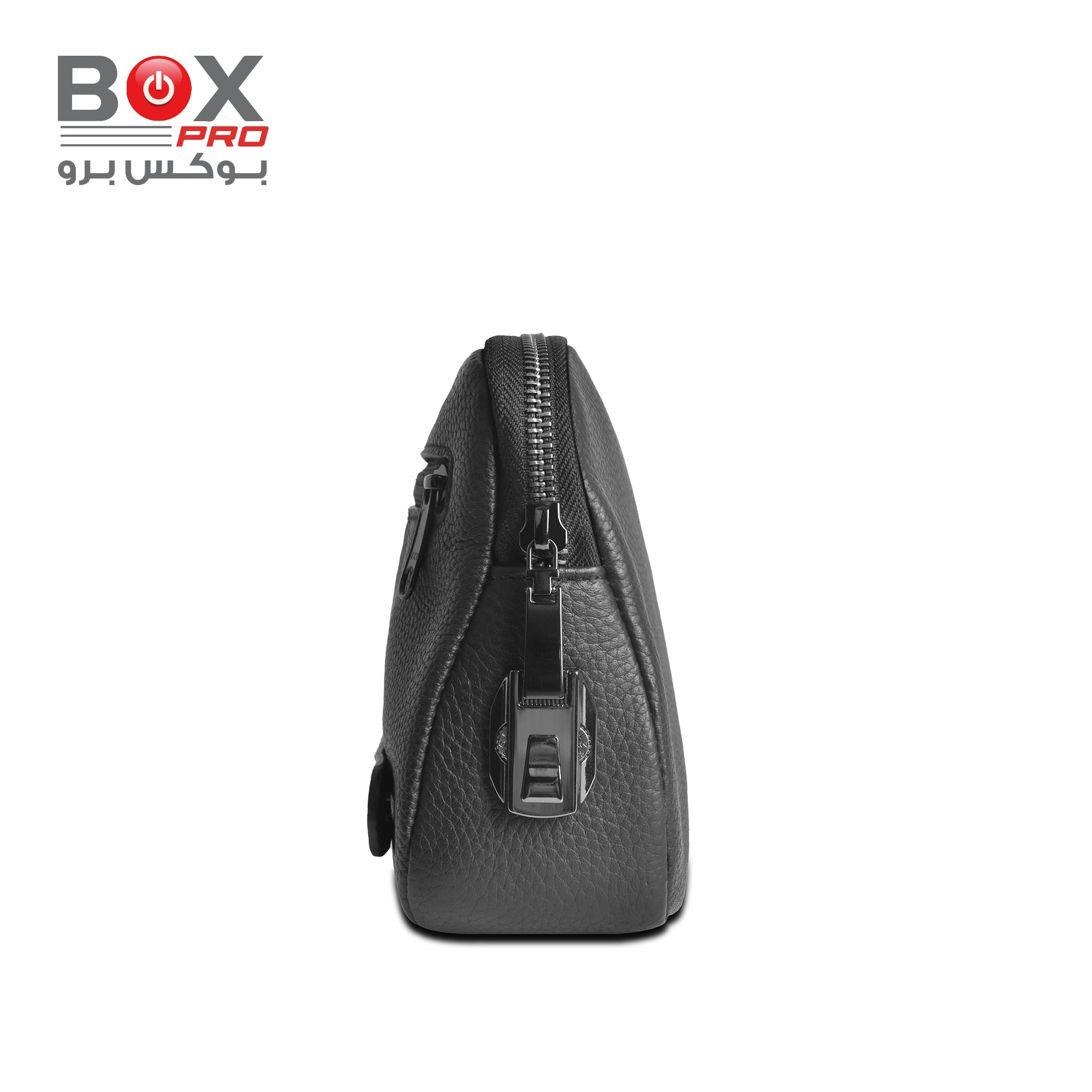حقيبة كلاتش BoxPro Alpha المضادة للسرقة للسفر بأناقة - أسود