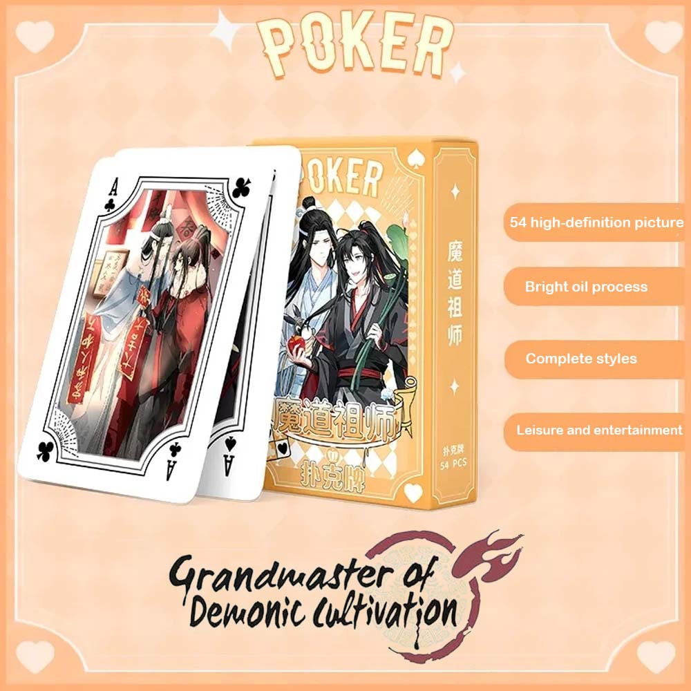 Anime Poker Cards Set 54 sheets