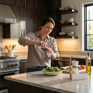 حامل مطحنة الملح والفلفل