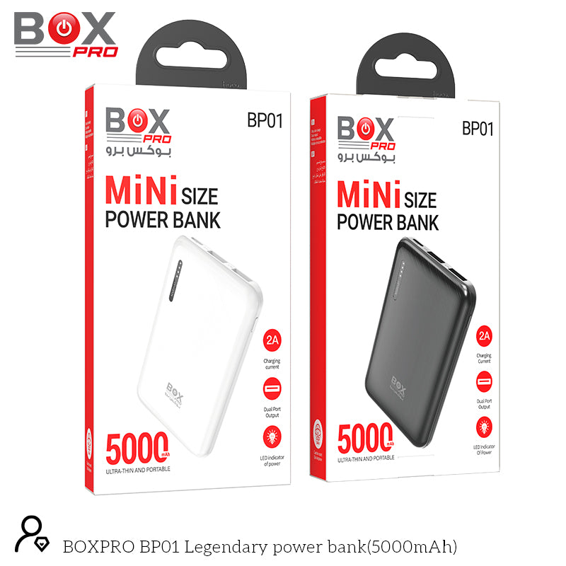BOXPRO BP01 Legendary Mini Size power bank(5000mAh)
