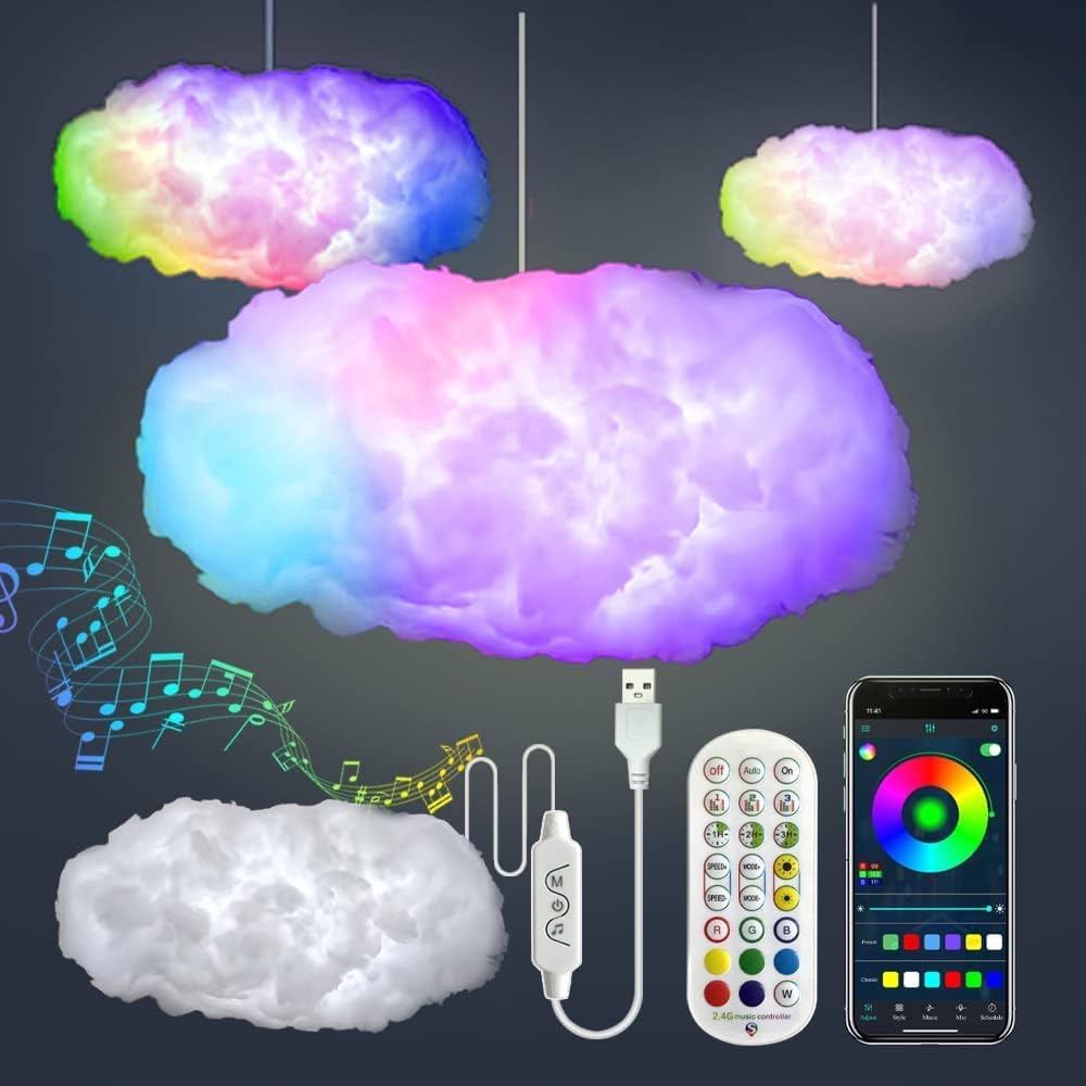 Cloud Ceiling lights RGB For Bedroom