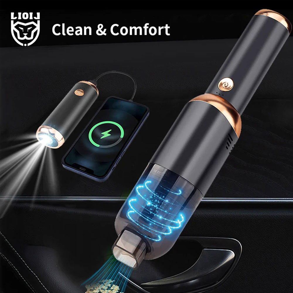 Cordless handheld vacuum cleaner for car/home