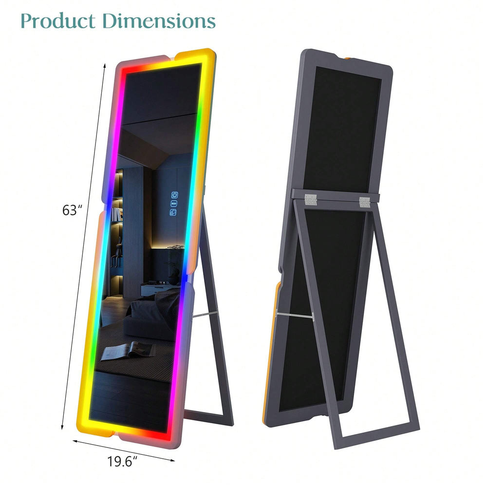 مرآة مع ضوء LED