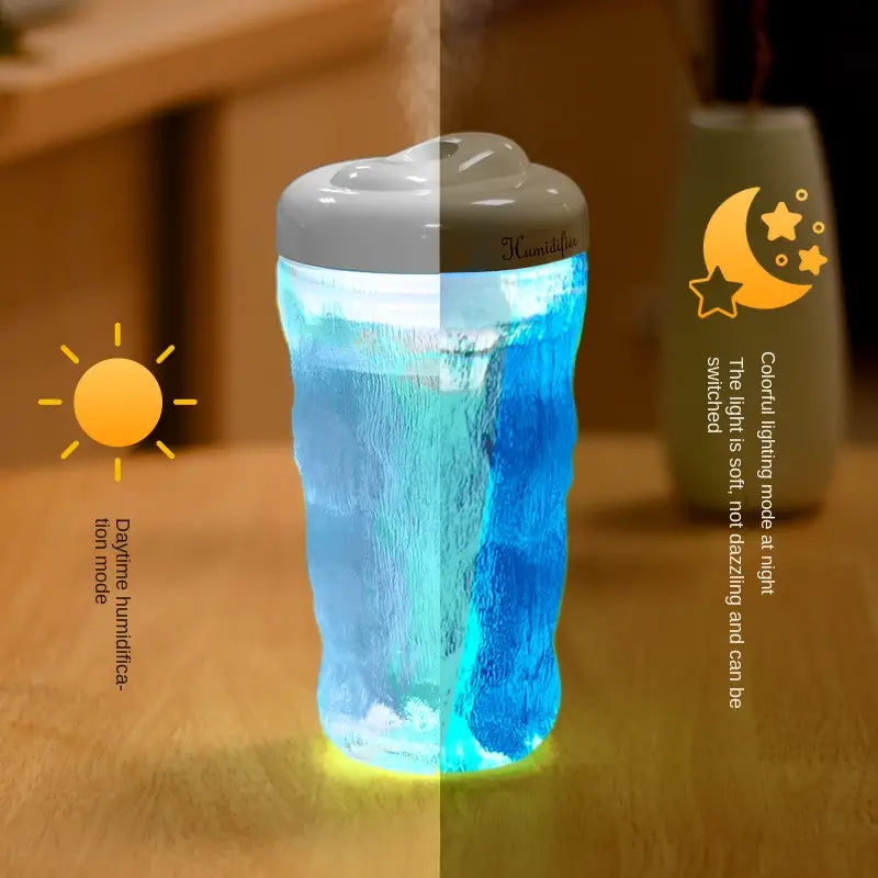 Air humidifier with beautiful lighting