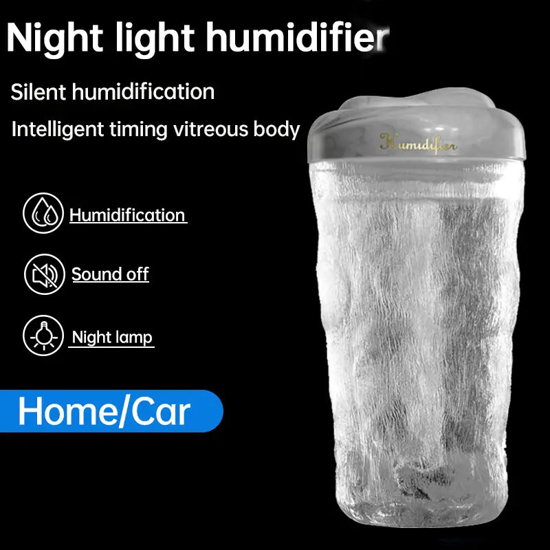 Air humidifier with beautiful lighting