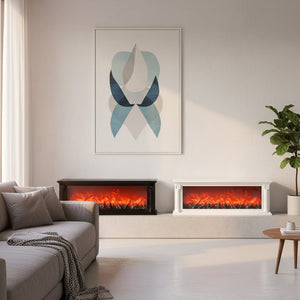 إضاءة مدفأة حرق الخشب الموديل للديكور