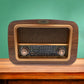 راديو AM/FM خارجي خشبي كلاسيكي عتيق الطراز NS-6655BT