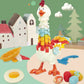 chicken play clay set DIY kindergarten magic dough