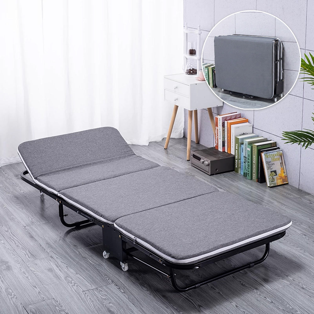 سرير فردي قابل للطي بثلاث طيات - 65 سنتًا