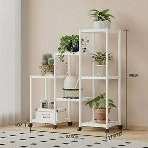 رف تخزين متدحرج متعدد الطبقات