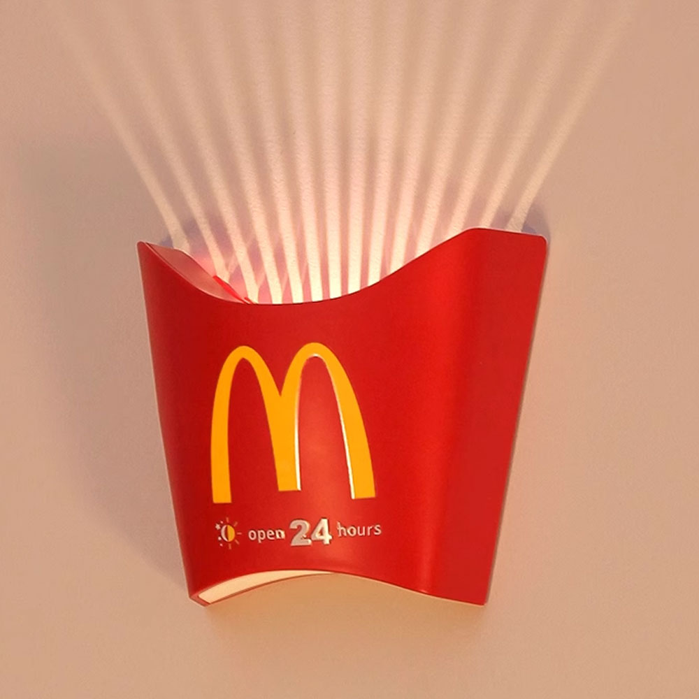 Wireless LED French Fries Night Light