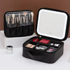 Makeup Cosmetic Bag With mirror - Black