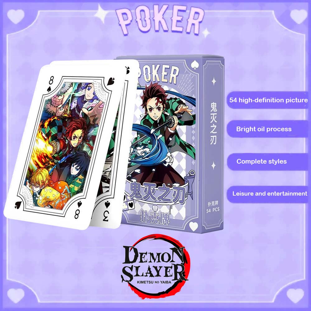 Anime Poker Cards Set 54 sheets