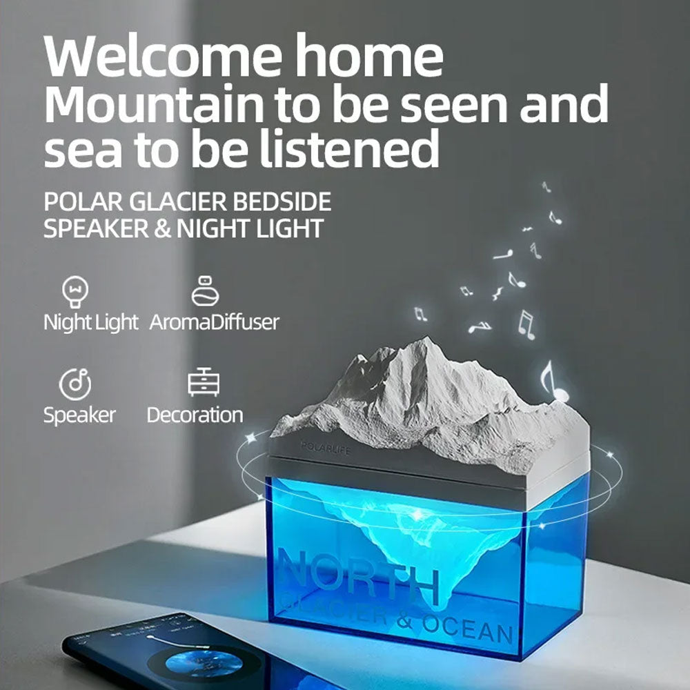 Icy Air Freshener with Speakers Night Light