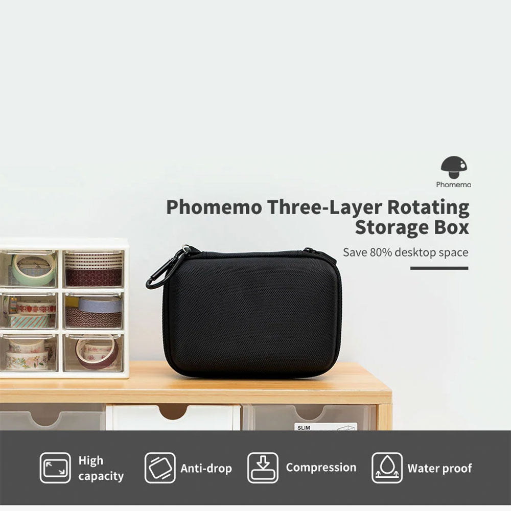 حقيبة تخزين الآلة ذات الغلاف الصلب من PHOMEMO