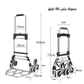 عربة نقل يدوية قابلة للطي لتسلق السلم بعجلات حمولة ( 80 كيلو )