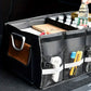 Foldable car trunk storage box
