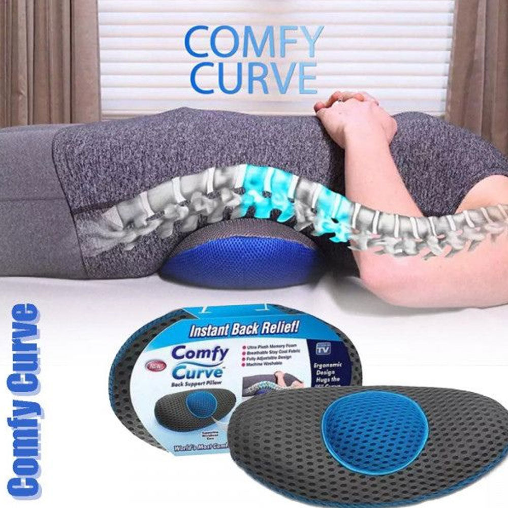 Memory foam pillow for back support