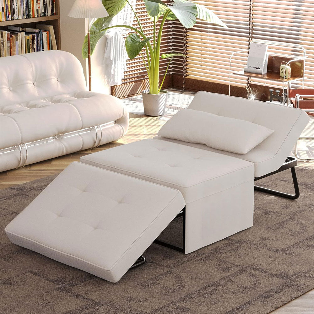 Multifunctional convertible ottoman sofa bed 4 in 1