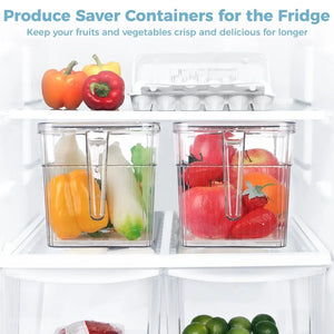 صندوق تخزين للثلاجة بمقبص