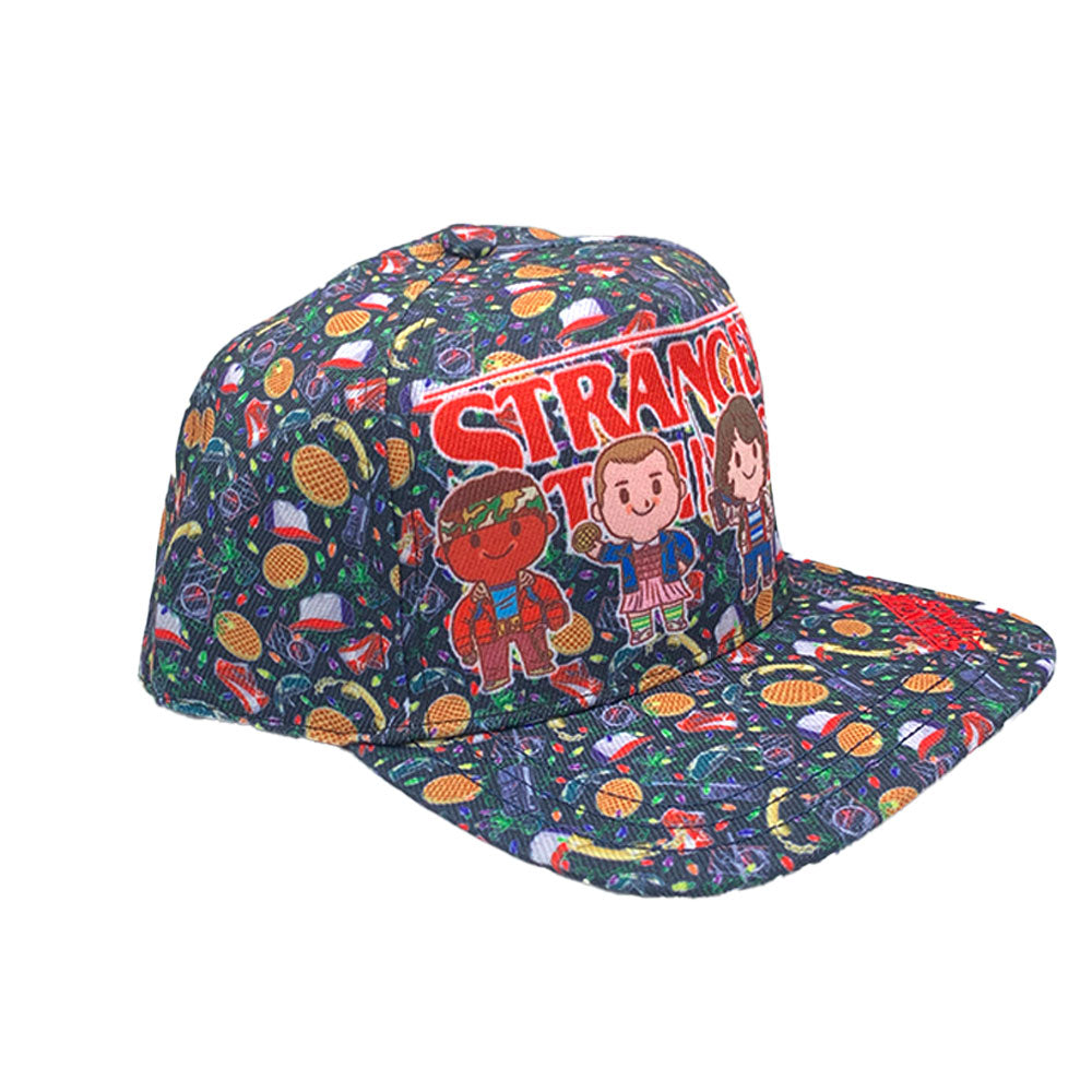 Strange things cartoon characters Snapback Baseball Cap