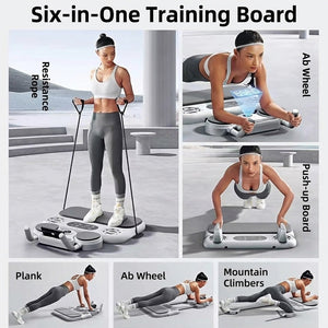 لوح تدريب لياقة بدنية متعدد الوظائف 6 في 1