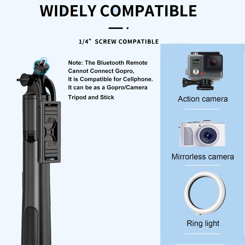 Wireless Tripod Selfie Stick Stand Q05