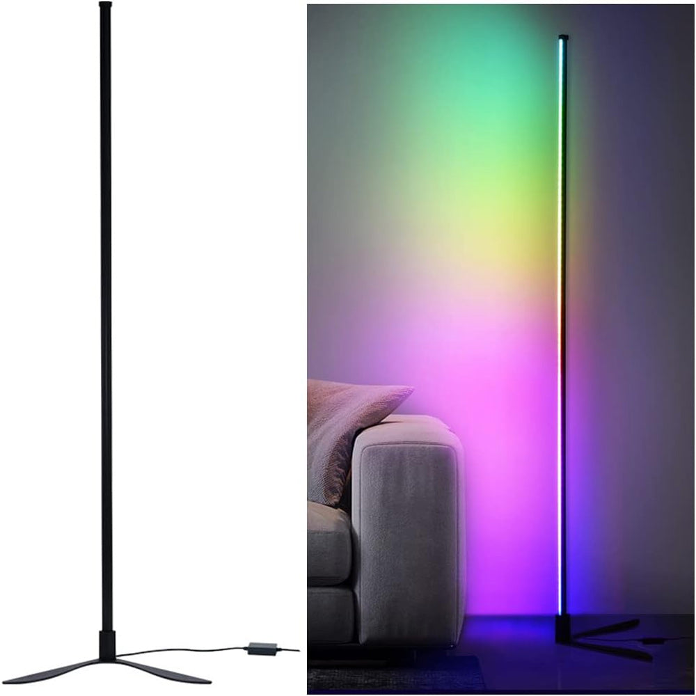 Modern LED Corner Floor Lamp for Living Room