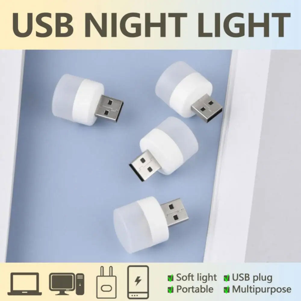 USB Mini USB LED Light Lamp 1w (warm Light) 1PCS