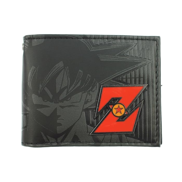 Dragonball Z Goku Metal Badge"Z" Bifold Wallet