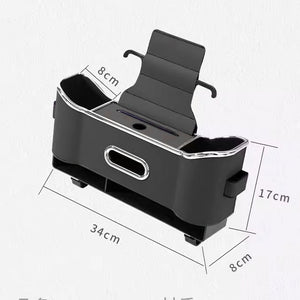 صندوق تخزين متعدد الوظائف في ظهر مقعد السيارة
