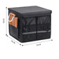 Foldable car trunk storage box