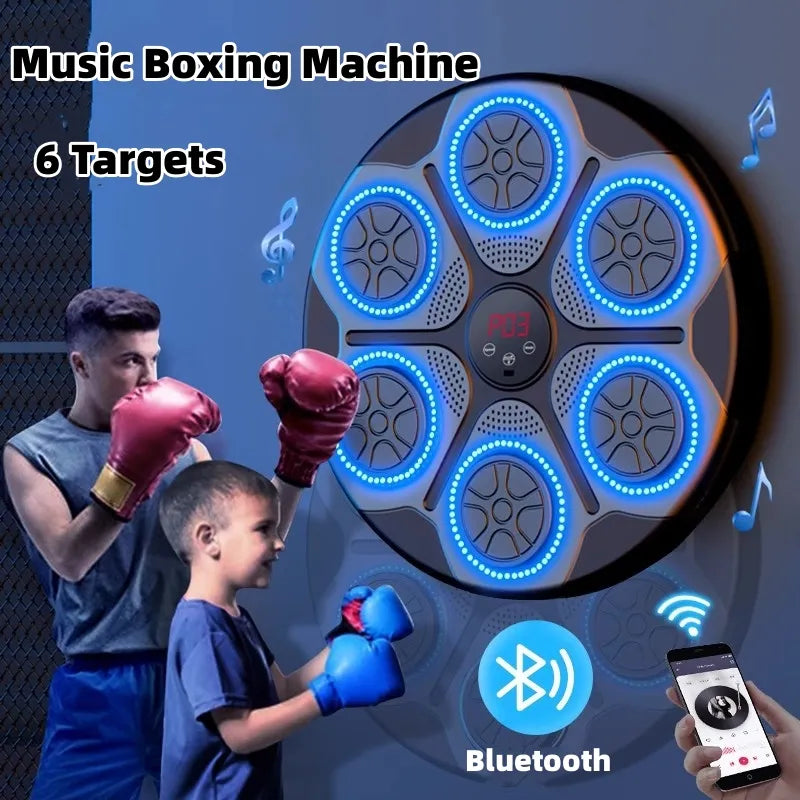 Music Boxing Machine With RGB Light Bluetooth