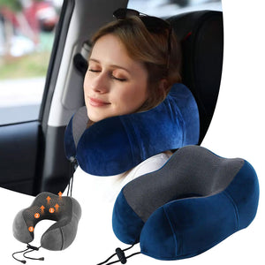 وسادة رقبة للسفر مريحة من إسفنج الذاكرة