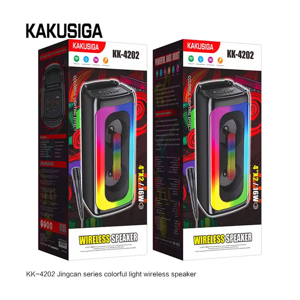 KK-4202 Colorful LED Light BT5.0 Wireless Speaker