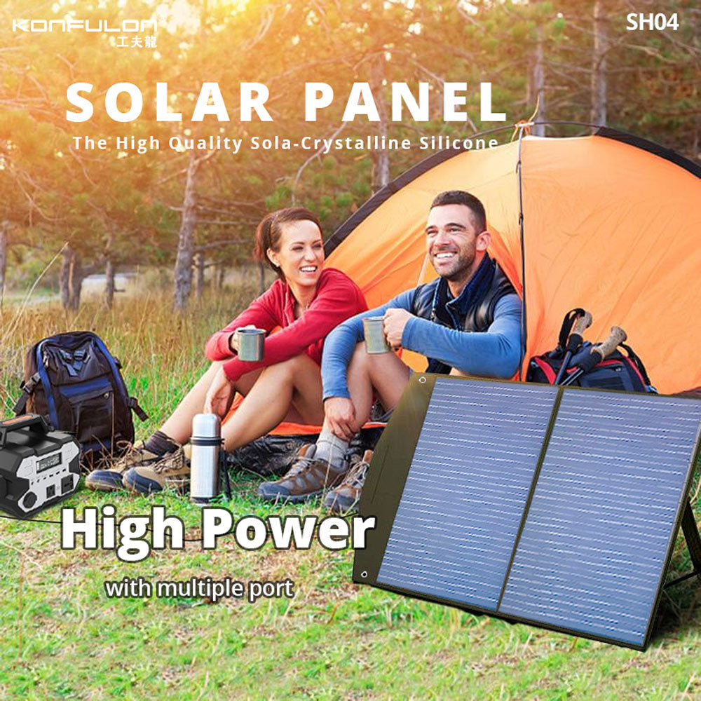 لوحة شمسية كونفولون SH04 عالية الطاقة 100 وات