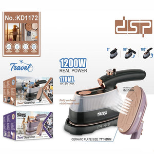 مكواة بخار محمولة متعددة الوظائف بقوة 1200 واط من DSP KD1172