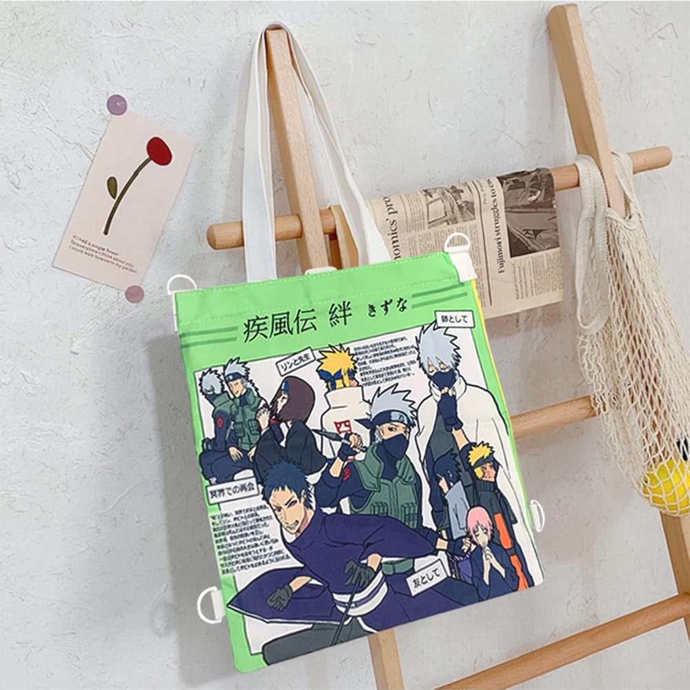 Kakashi Printed Multipurpose Canvas Tote Bag
