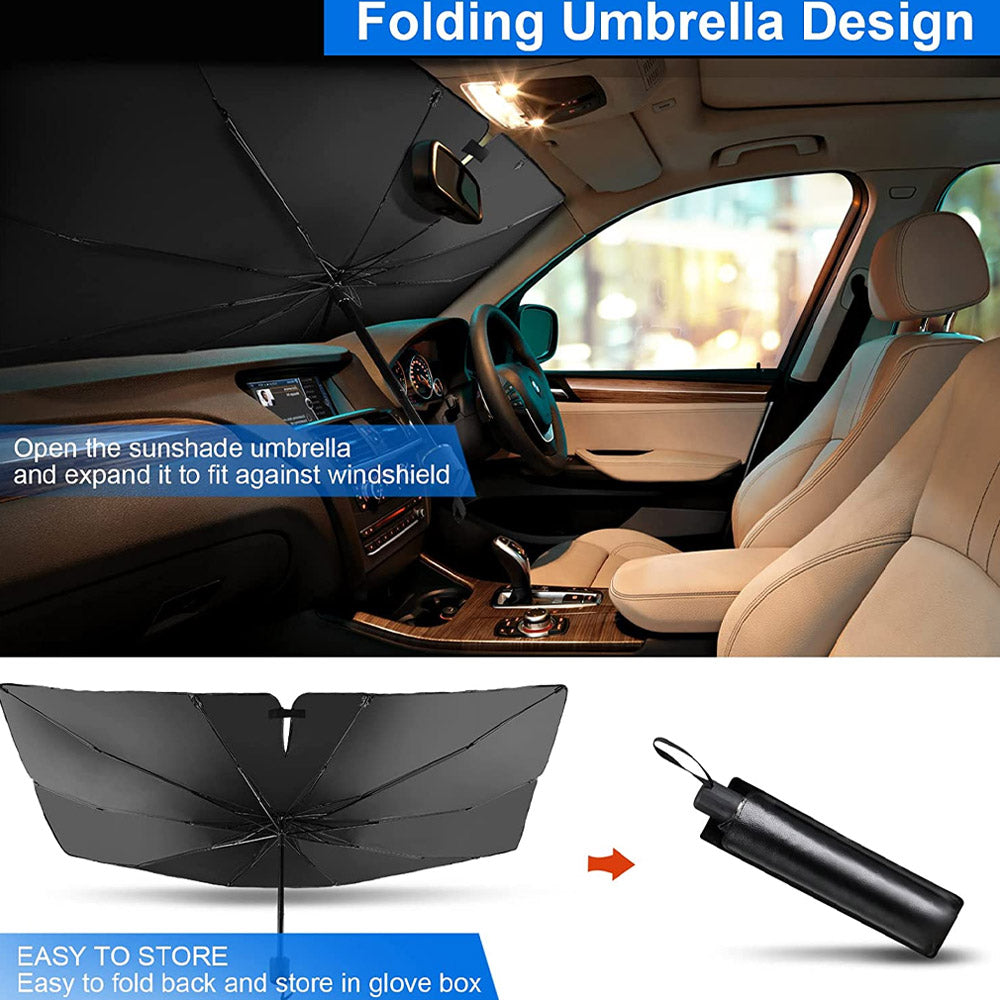 Car Windshield Sun Shade Umbrella Foldable