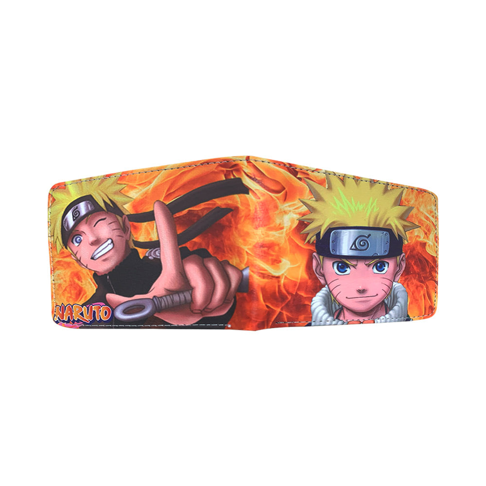 Naruto Front & Back Printed PU Leather Wallet