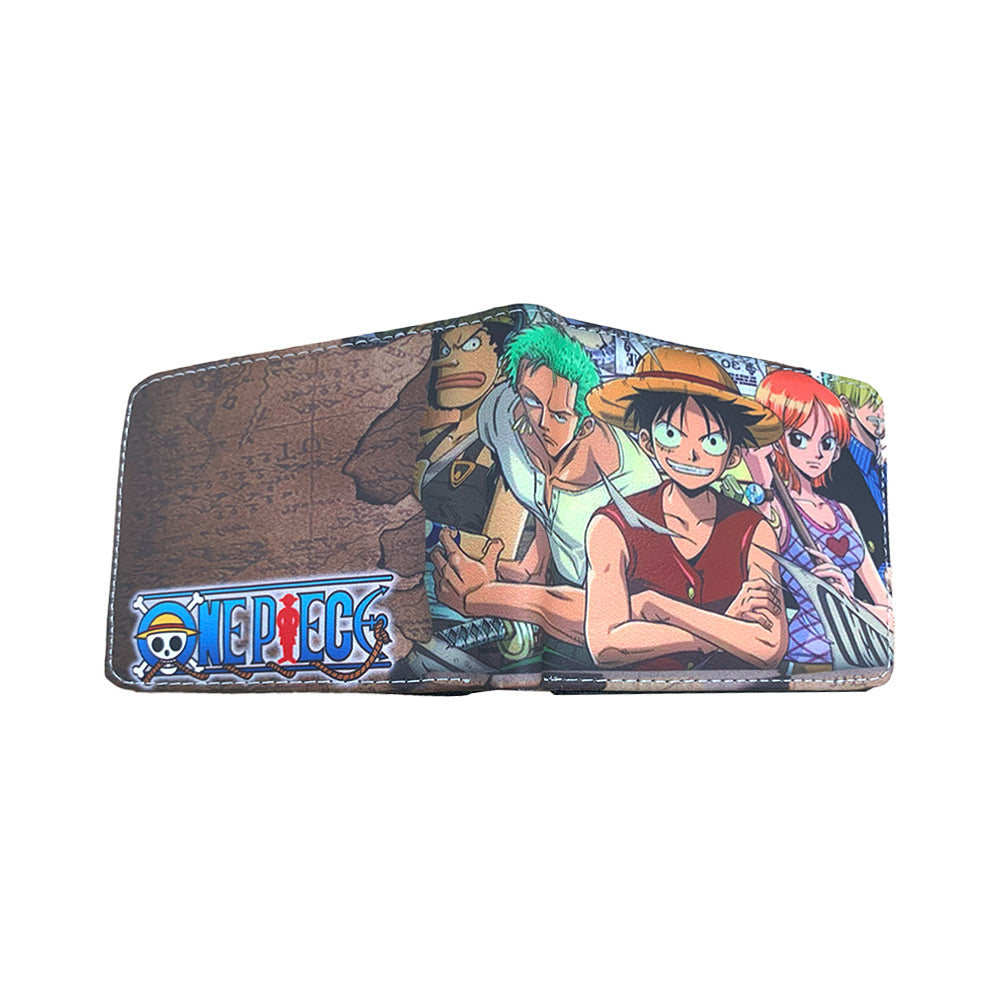 Luffy & Crew Printed PU Leather Wallet