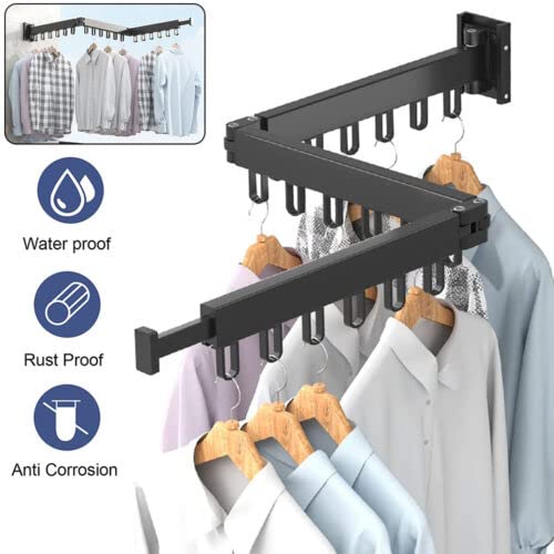 Folding Clothes Hanger Wall
