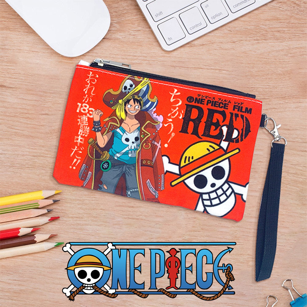Luffy & Zoro King costumes Printed Zippered Pouch with Wrist strap