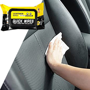 مناديل تنظيف الجلد الصناعي،