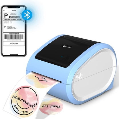 Phomemo D520-BT Thermal Label Printer / Blue